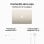 Replay Apple MacBook Air Apple M3 8 Núcleos/16GB/256GB SSD/GPU 8 Núcleos/13.6" Blanco Estrella Refurbished