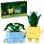 LEGO Botanicals 10349 Happy Plants Bauset – 217 Teile mit austauschbaren Gesichtstöpfen