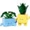 Set de construcción LEGO Botanicals 10349 Plantas Felices 217 piezas macetas caritas intercambiables