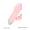 HUGBOX Vibrador Conejito y Vibrador Femenino 10 programas Rosa Pastel