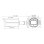 Caméra Dahua IPC-HFW2831T-ZS-2713 8MP IP67 blanche, objectif 2,7-13,5 mm, WDR, PoE, infrarouge 60 m