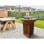 Barbacoa Purline EFP56B Acero Corten 100cm Mínimo CO2 Sin Humo y Sin Olores