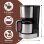 Bomann 660661 1,2L Filterkaffeemaschine, 8-10 Tassen, Edelstahl-Thermokanne, Tropfschutz