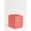 Frigorífico CREATE Minibar Retro 50cm 48L Bajo Consumo Off White Estante y Repisas Naranja Terracota