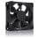 Noctua NF-A8 PWM Chromax.black.swap Ventoinha Suplementar 80mm 2200RPM Ultra-Silenciosa Personalizável