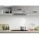 Campana extractora Candy CFT610/5S/1/4U Recirculación 60cm inox 209,7m³/h LED
