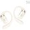 Auriculares Shokz OpenFit 2 inalámbricos Bluetooth con cancelación de ruido beige