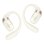 Auriculares Shokz OpenFit 2 inalámbricos Bluetooth con cancelación de ruido beige