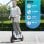iScooter 25km/h 30km Reichweite 350W Elektroroller mit App und Vollgummireifen