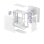 Boîtier tour DeepCool CG580 4F ATX RGB blanc avec 4 ventilateurs PWM-ARGB et verre trempé