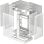 DeepCool CH270 Digital Mini Tower Micro-ATX PC-Gehäuse aus gehärtetem Glas, Weiß
