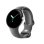 Google Pixel Watch WiFi NFC GPS 41mm AMOLED Silber/Charcoal S/L Wasserdicht 5ATM SpO2 Pulsmesser