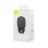 Supporto per smartphone Baseus Gravity Grid, caricabatterie wireless da 15 W, in silicone, 5,4-6,7" (nero)