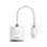 Adaptador Baseus HDMI para VGA branco com saída de áudio mini jack de 3,5 mm