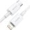 Câble Baseus USB-C vers Lightning 1 m Blanc Charge rapide 20 W iPhone PD
