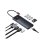 Hub USB-C Baseus Gleam Serie II 11 en 1 100W 4K 60Hz Triple Pantalla SD/TF3.0 Negro