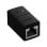 Baseus AirJoy Conector RJ45 Gigabit Fêmea-Fêmea até 100m Resistente PVC Preto