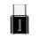 Adaptateur microUSB vers Type-C Baseus ABMU24ABK Noir Argent compact résistant