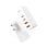 Cargador Baseus GaN2 Pro 100W 2USB-C 2USB-A Blanco Carga Rápida con Cable 1M