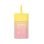 Powerbank Baseus Popsicle 5200mAh 20W USB-C Lightning Integriert Gelb/Pink