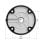 Soporte de techo Hikvision DS-1271ZJ-140-DM45 para cámara domo, 56,5 cm, carga 3 kg, blanco