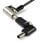 Cable Seguridad STARTECH 2m Acero Llave Universal K-Slot Nano Wedge Slot LTULOCKKEY Rotación 360° Negro