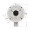 Boîte de jonction universelle robuste en aluminium Hikvision DS-1280ZJ-S, blanche, 4,5 kg