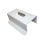 Suporte de Canto Hikvision DS-1476ZJ-SUS Aço Inoxidável Branco 10kg Resistente à Água