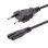Câble d'alimentation StarTech.com 2,5 A 250 V 18 AWG, fiche UE vers C7, noir, 3 m