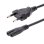 Câble d'alimentation StarTech.com 2,5 A 250 V 18 AWG, fiche UE vers C7, noir, 3 m