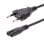 Fuente de Alimentación StarTech 2m Enchufe EU C7 18AWG 250V 2.5A Conductividad Alta Negra