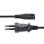Fuente de Alimentación StarTech 2m Enchufe EU C7 18AWG 250V 2.5A Conductividad Alta Negra