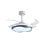 Ventilatore da soffitto Bel Air Almati DC 4 pale LED 72W Bianco Nero