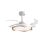 Ventilador de techo Bel Air Olas 4 aspas retráctiles, motor DC, LED 72W, control remoto