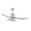 Ventilador de techo Lumit Marino DC 14W 3 aspas 6 velocidades LED 16W mando a distancia