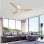 Ventilador de techo Bel Air Mistral DC 48W LED 6 velocidades Bluetooth 130cm