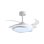 Ventilador de techo Bel Air Almati 4 aspas retráctiles LED 72W 6480lm blanco o negro