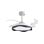 Ventilador de techo Bel Air Home Olas LED 72W 4 aspas retráctiles 6 velocidades Mando a distancia