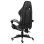 Silla gaming vidaXL Louren cuero sintético ergonómica reclinable 35x41cm blanca y negra