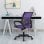 Silla de oficina Outsunny Saray ergonómica con soporte lumbar, asiento acolchado y altura regulable