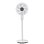 Ventilador de pie HTW VP-25YM 25W Motor DC 6 velocidades Pantalla Digital Blanco