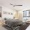 Ventilador de techo Bel Air Home Siroco On DC 48W 3 aspas LED 4800lm 130cm Mando