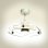 Ventilador de techo Bel Air Alison DC 30W 3 aspas LED regulable mando 6 velocidades