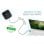 Estación de acoplamiento USB-C i-tec Dual Display Power Delivery 100W LAN 2x4K Negro