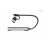 Hub USB in metallo i-tec 1x USB 3.0 3x USB 2.0 Tipo-C/A 5000 Mbit/s Argento Compatto