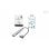 Hub USB in metallo i-tec 1x USB 3.0 3x USB 2.0 Tipo-C/A 5000 Mbit/s Argento Compatto