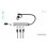 Hub USB in metallo i-tec 1x USB 3.0 3x USB 2.0 Tipo-C/A 5000 Mbit/s Argento Compatto