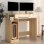 Escritorio vidaXL Campoamor madera contrachapada con LED y USB, diseño moderno, resistente humedad
