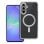 Custodia COOL per Samsung S937 Galaxy S25 Edge con bordo magnetico argento
