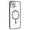 Custodia COOL per Samsung S937 Galaxy S25 Edge con bordo magnetico argento